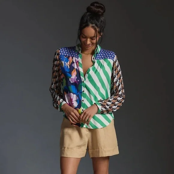 Anthropologie The Paz Buttondown Shirt by Maeve (114) - Picture 5 of 11